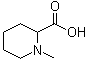 1-甲基-2-哌啶羧酸分子结构 (CAS 7730-87-2)