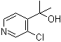 structure of CAS# 77332-83-3, 2-(3-Chloro-4-pyridyl)-2-propanol