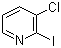 3-氯-2-碘吡啶分子结构 (CAS 77332-89-9)
