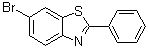 6-Bromo-2-phenylbenzothiazole molecular structure (CAS 77333-67-6)