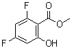 structure of CAS# 773874-16-1, 2,4-二氟-6-羟基苯甲酸甲酯