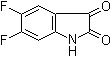 5,6-二氟靛红分子结构 (CAS 774-47-0)