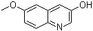 6-Methoxy-3-quinolinol molecular structure (CAS 77421-36-4)