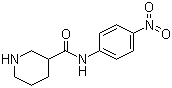 CAS # 774535-95-4, N-(4-Nitrophenyl)piperidine-3-carboxamide, Piperidine-3-carboxylic acid (4-nitrophenyl)amide