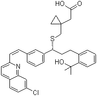 CAS # 774538-96-4, cis-Montelukast, 1-[[[(1R)-1-[3-[(1Z)-2-(7-Chloro-2-quinolinyl)ethenyl]phenyl]-3-[2-(1-hydroxy-1-methylethyl)phenyl]propyl]thio]methyl]cyclopropaneacetic acid