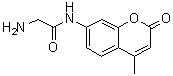 2-氨基-N-(4-甲基-2-氧代-2H-1-苯并吡喃-7-基)乙酰胺分子结构 (CAS 77471-42-2)