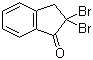 2,2-二溴-1-茚满酮分子结构 (CAS 7749-02-2)