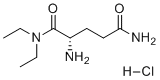 L-谷氨酰胺二乙基酰胺盐酸盐分子结构 (CAS 77529-90-9)