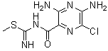 CAS 登录号：775530-61-5, 1-[(3,5-二氨基-6-氯吡嗪-2-基)羰基]-2-甲基异硫脲