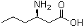 structure of CAS# 775551-50-3, (R)-3-Aminohexanoic acid