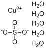 structure of CAS# 7758-99-8, Copper sulfate pentahydrate