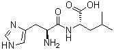 L-组氨酰-L-亮氨酸分子结构 (CAS 7763-65-7)