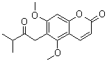 CAS # 77636-08-9, Toddanone, 5,7-Dimethoxy-6-(3-methyl-2-oxobutyl)-2H-1-benzopyran-2-one