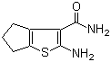 structure of CAS# 77651-38-8, 2-氨基-5,6-二氢-4H-环戊烷并[b]噻吩-3-甲酰胺