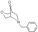 structure of CAS# 77716-01-9, 7-Benzyl-3-oxa-7-azabicyclo[3.3.1]nonan-9-one