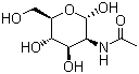 N-Acetyl-D-mannosamine molecular structure (CAS 7772-94-3)