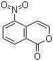 structure of CAS# 77747-69-4, 5-硝基异苯并吡喃-1-酮