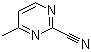 structure of CAS# 77768-02-6, 4-Methyl-2-pyrimidinecarbonitrile