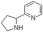 structure of CAS# 77790-61-5, 2-(2-Pyridyl)pyrrolidine