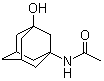 1-乙酰氨基-3-金刚烷醇分子结构 (CAS 778-10-9)