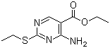 structure of CAS# 778-97-2, 2-乙硫基-4-氨基嘧啶-5-羧酸乙酯