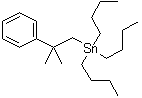 三丁基(2-甲基-2-苯基丙基)锡烷分子结构 (CAS 77800-85-2)