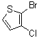 structure of CAS# 77893-68-6, 2-Bromo-3-chlorothiophene