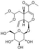 Secologanin dimethyl acetal molecular structure (CAS 77988-07-9)