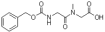 structure of CAS# 7801-91-4, N-Carbobenzyloxyglycylsarcosine