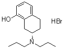 CAS # 78095-20-2, (S)-7-(Dipropylamino)-5,6,7,8-tetrahydro-1-naphthalenol hydrobromide