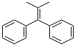 CAS # 781-33-9, 2-Methyl-1,1-diphenylpropene, 1,1-Diphenyl-2-methylpropene, 1,1-Diphenylisobutylene, 2-Methyl-1,1-diphenyl-1-propene, 2-Methyl-1,1-diphenylpropene, NSC 27917, beta,beta-Dimethyl-alpha-phenylstyrene