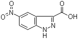 structure of CAS# 78155-76-7, 5-Nitroindazole-3-carboxylic acid