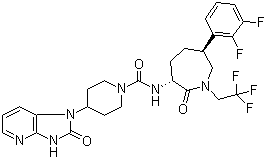 structure of CAS# 781649-09-0, Telcagepant