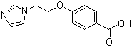 CAS 登录号：78218-09-4, 达唑氧苯, 咪唑醚芳酸, 4-[2-(1H-咪唑-1-基)乙氧基]苯甲酸