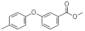 structure of CAS# 78303-09-0, 3-(4-Methylphenoxy)benzoic acid methyl ester