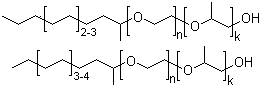 CAS 登录号：78330-23-1, 支链 C11-C14 脂肪醇聚氧乙烯聚氧丙烯醚, 异十三醇聚氧乙烯聚氧丙烯醚