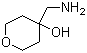 structure of CAS# 783303-73-1, 4-(Aminomethyl)tetrahydro-2H-pyran-4-ol