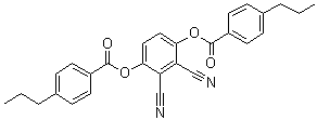 CAS # 78333-30-9, 4-Propylbenzoic acid 2,3-dicyano-1,4-phenylene ester