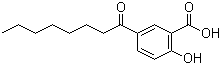 structure of CAS# 78418-01-6, 5-Octanoylsalicylic acid