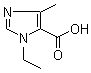 1-乙基-4-甲基-1H-咪唑-5-羧酸分子结构 (CAS 78449-68-0)