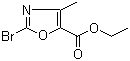 structure of CAS# 78451-13-5, 2-Bromo-4-methyl-5-oxazolecarboxylic acid ethyl ester