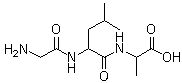structure of CAS# 78681-93-3, Glycylleucylalanine