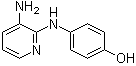 structure of CAS# 78750-68-2, 4-[(3-Amino-2-pyridinyl)amino]phenol