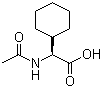 (S)-乙酰基氨基环己基乙酸分子结构 (CAS 78781-84-7)