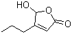 5-羟基-4-丙基-2(5H)-呋喃酮分子结构 (CAS 78920-10-2)