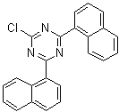 CAS # 78941-32-9, 2-Chloro-4,6-di(1-naphthyl)-1,3,5-triazine, 2-Chloro-4,6-di-1-naphthalenyl-1,3,5-triazine