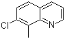 structure of CAS# 78941-93-2, 7-Chloro-8-methylquinoline
