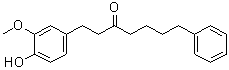 CAS # 78954-23-1, Yakuchinone A, 1-(4-Hydroxy-3-methoxyphenyl)-7-phenyl-3-heptanone