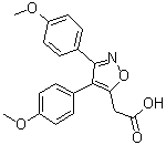 structure of CAS# 78967-07-4, 莫苯唑酸