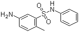 structure of CAS# 79-72-1, 4-Aminotoluene-2-sulphonanilide
